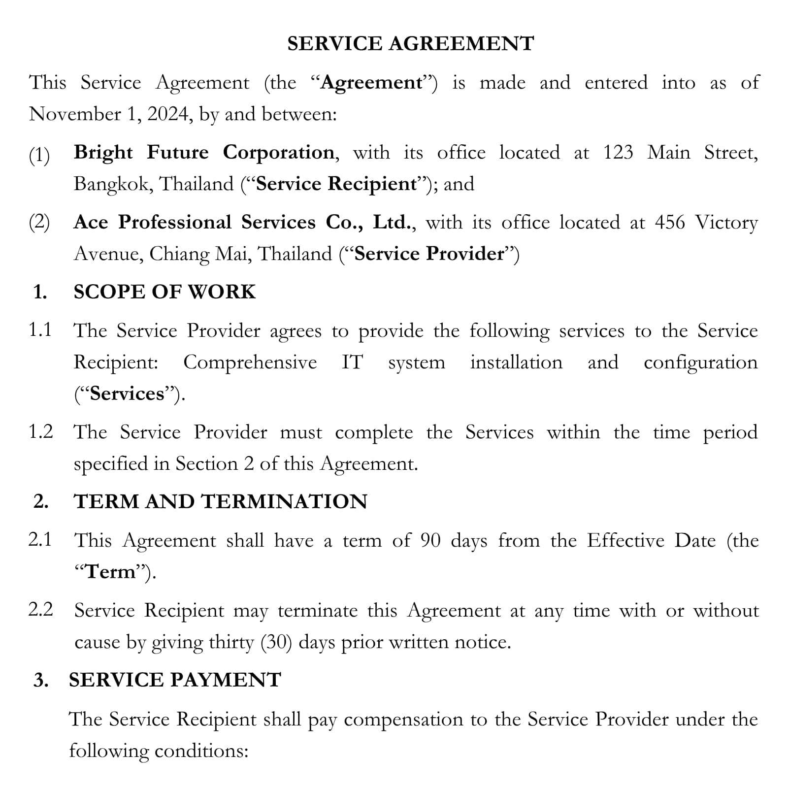 Screenshot of the Review feature in Microsoft Word using Sonar Legal